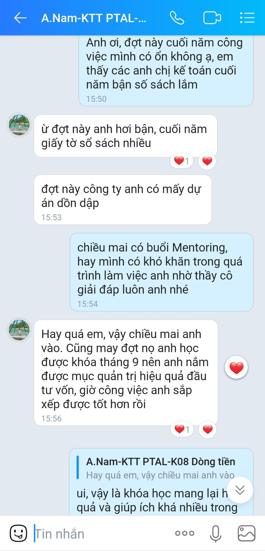 Phản hồi thực tế từ học viên CFC, ảnh 1