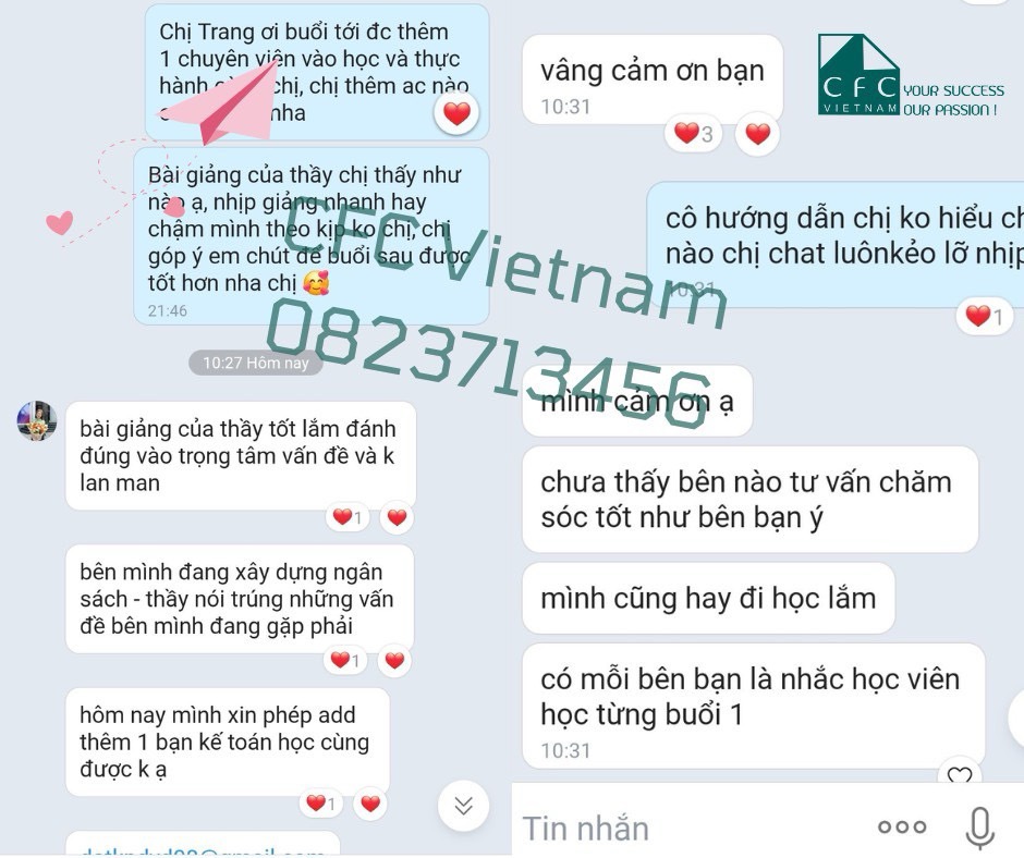 Phản hồi thực tế từ học viên CFC, ảnh 8